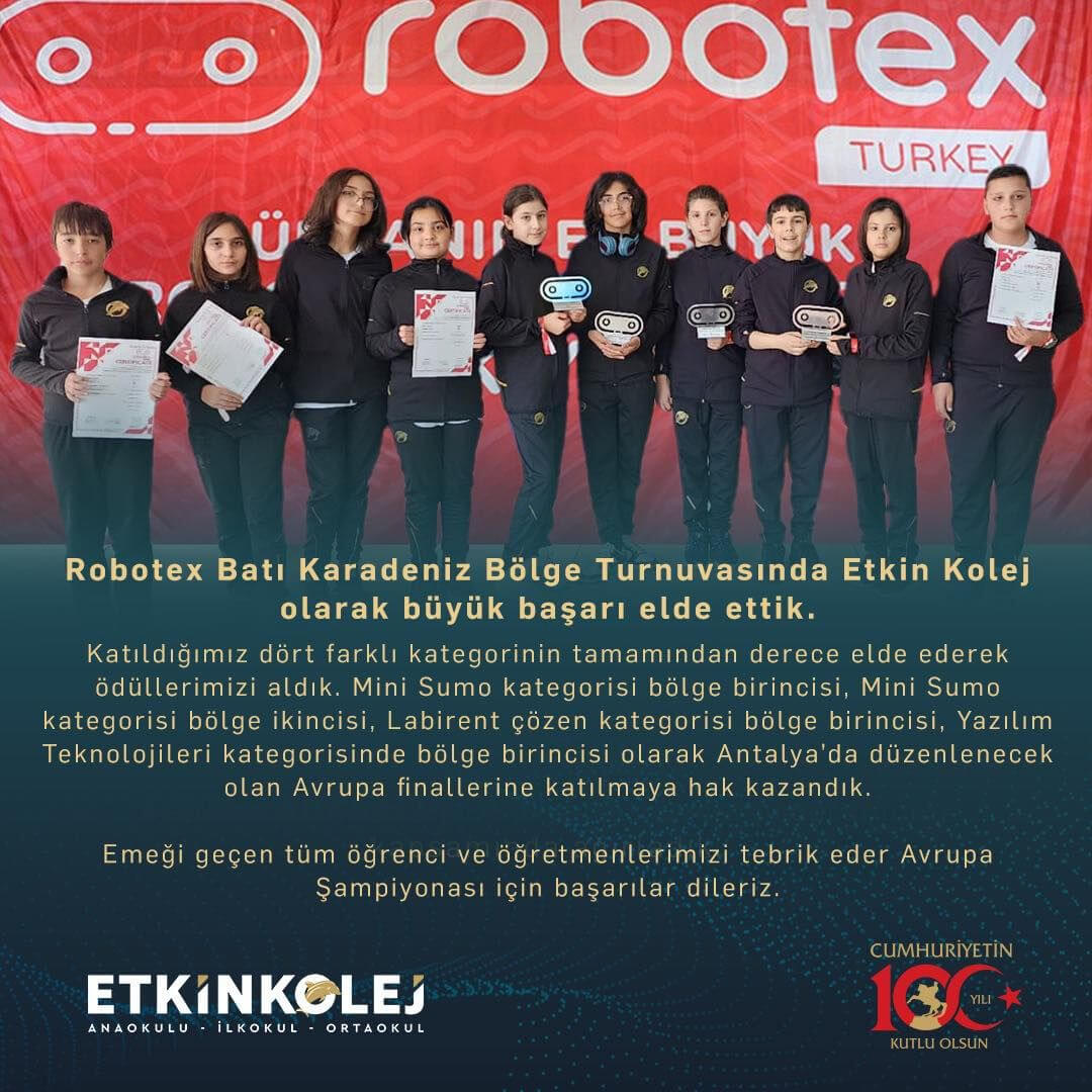 Etkin Kolej | Robotex Batı Karadeniz Bölge Turnuvası