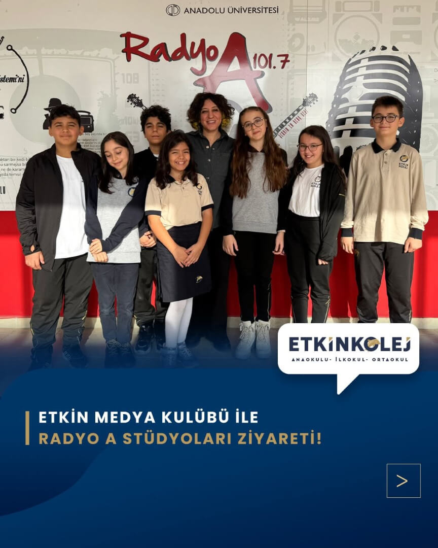 Etkin Kolej | Etkin Medya Kulübü İle Radro A Stüdyoları Ziyareti