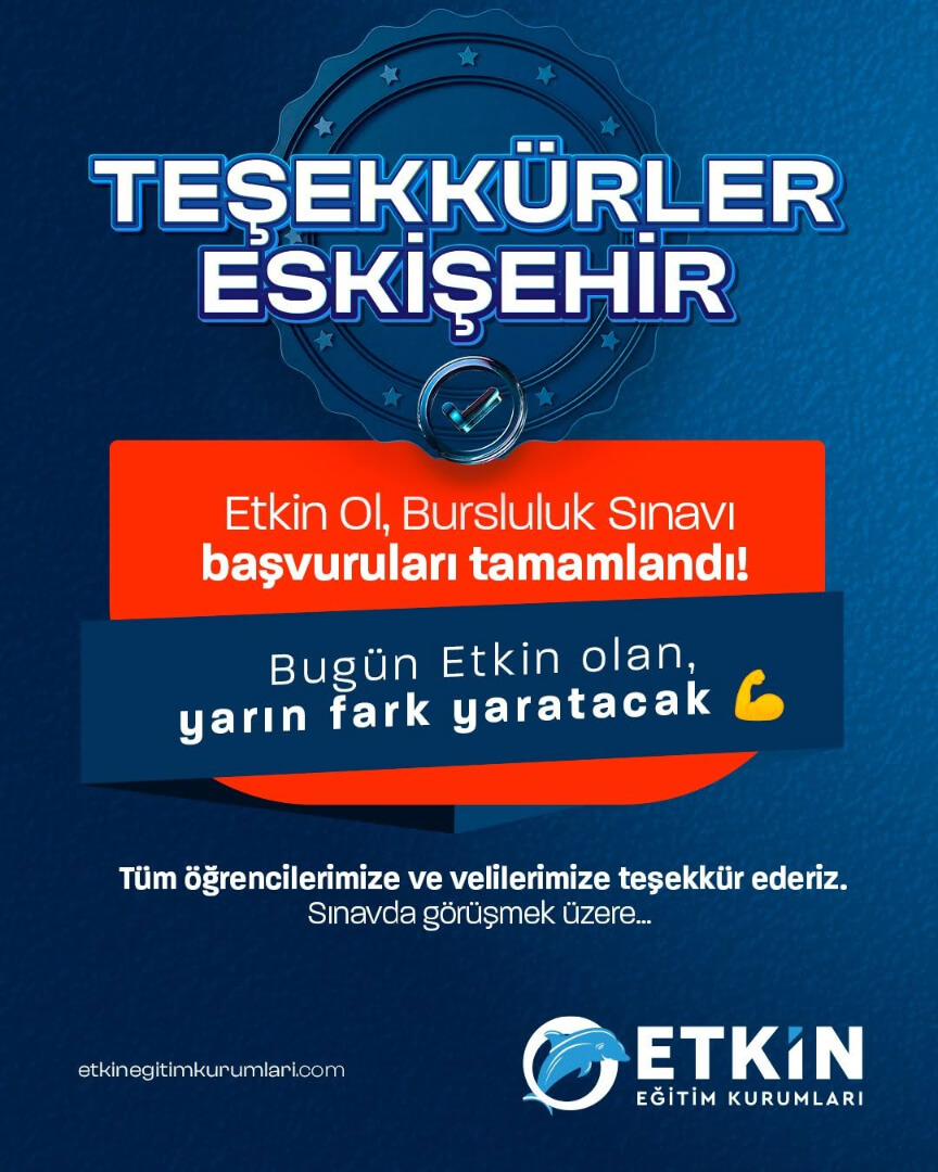 Etkin Kolej | TEŞEKKÜRLER ESKİŞEHİR