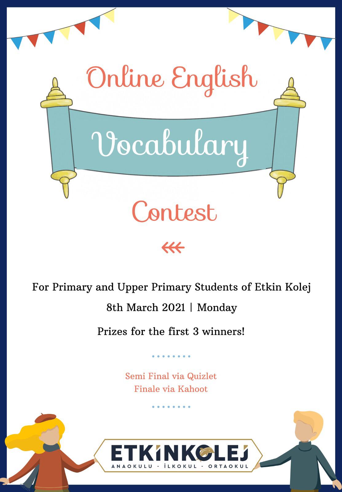 Etkin Kolej | Etkin Kolej 3. Geleneksel İngilizce Kelime Yarışması