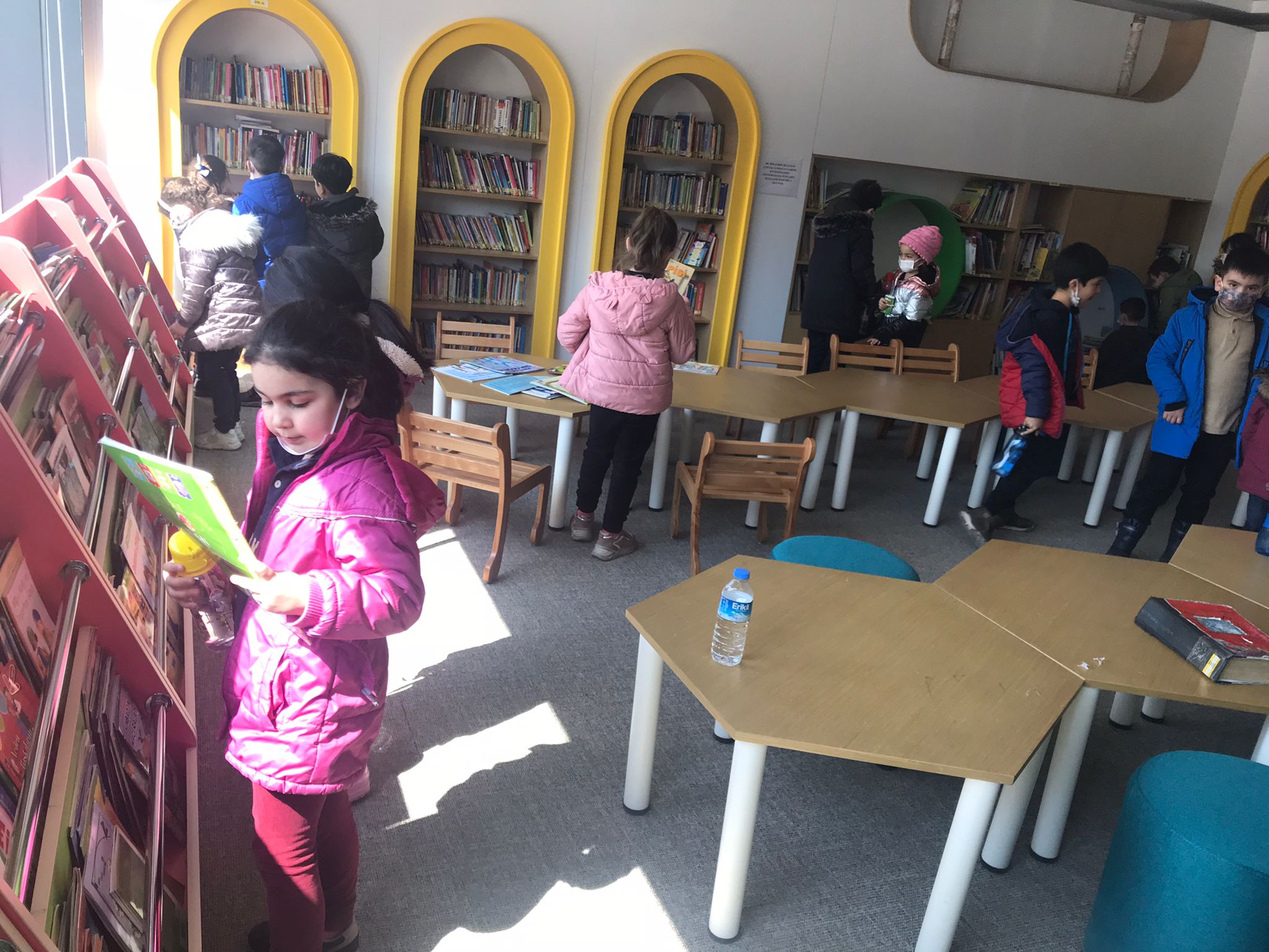 Etkin Kolej | 1. Sınıflar Kütüphane Gezisinde 