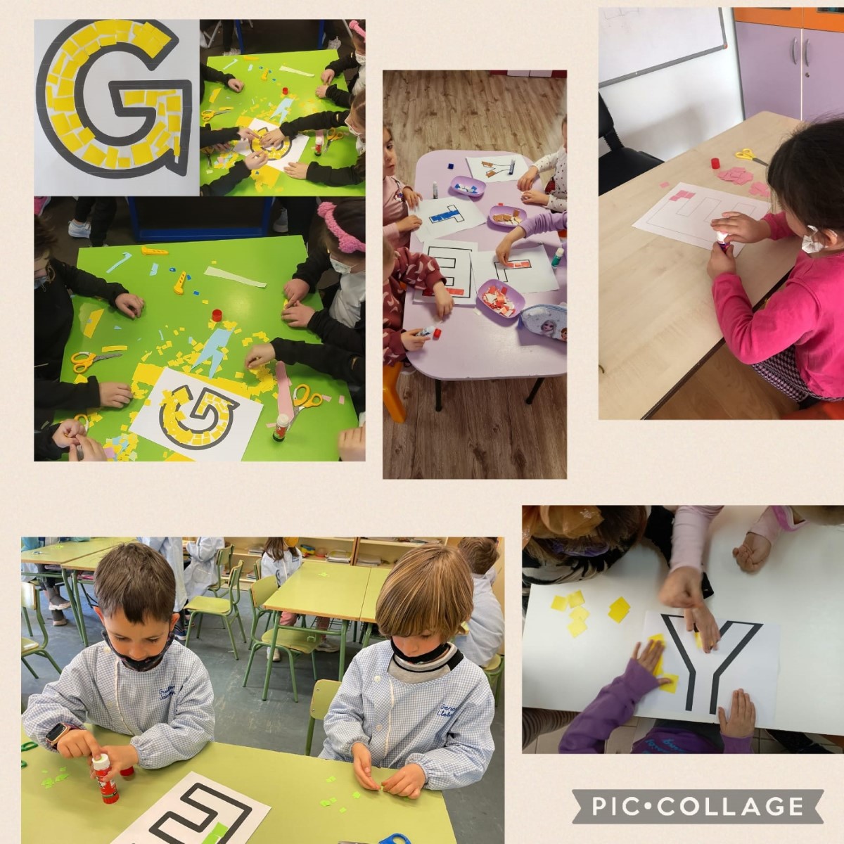 Etkin Kolej | E-Twinning My Kindergarten Life Projesi Mozaik Çalışması