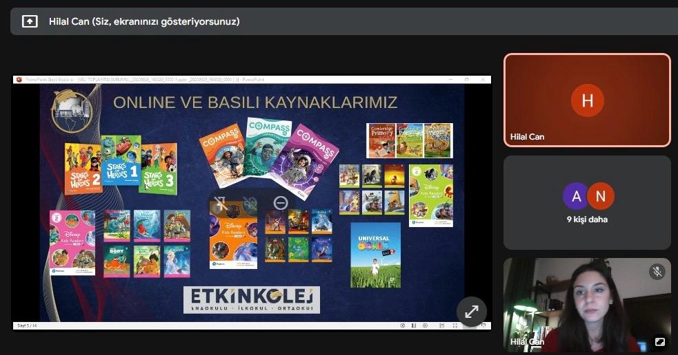 Etkin Kolej | Yabancı Diller Bölümü Online Veli Toplantısı