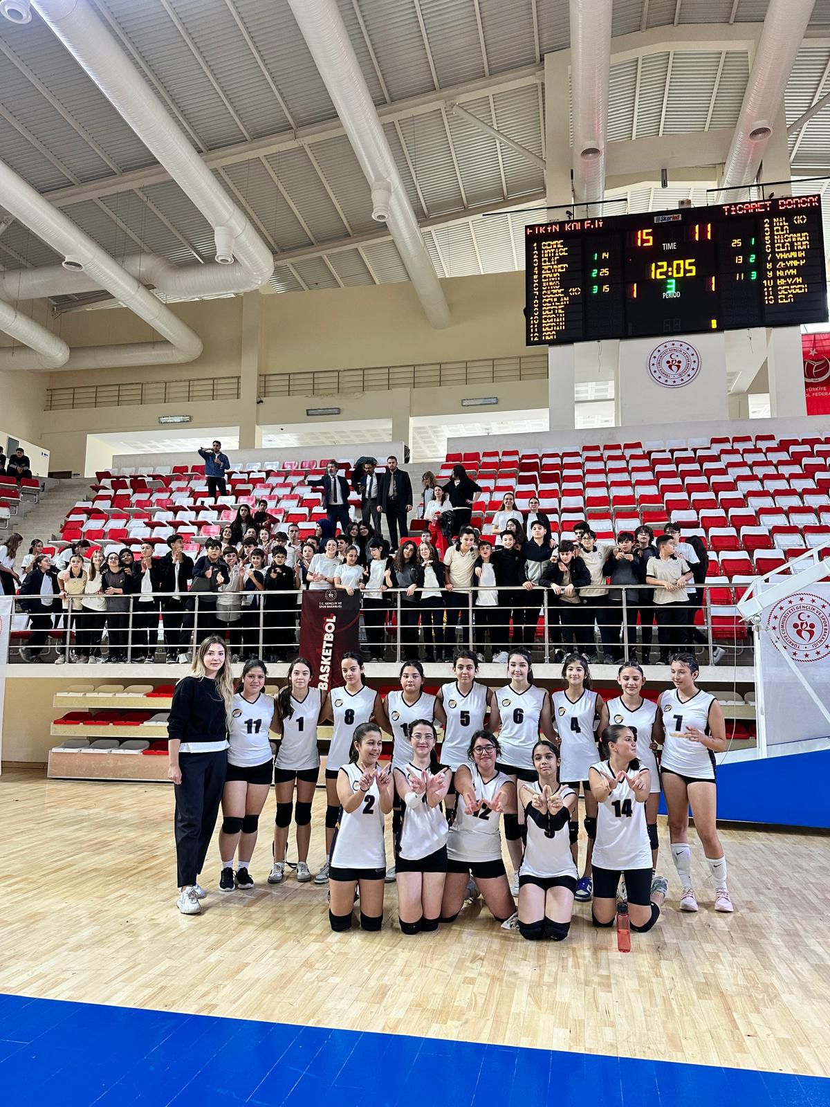 Etkin Kolej | KIZ VOLEYBOL TAKIMIMIZIN BAŞARISI
