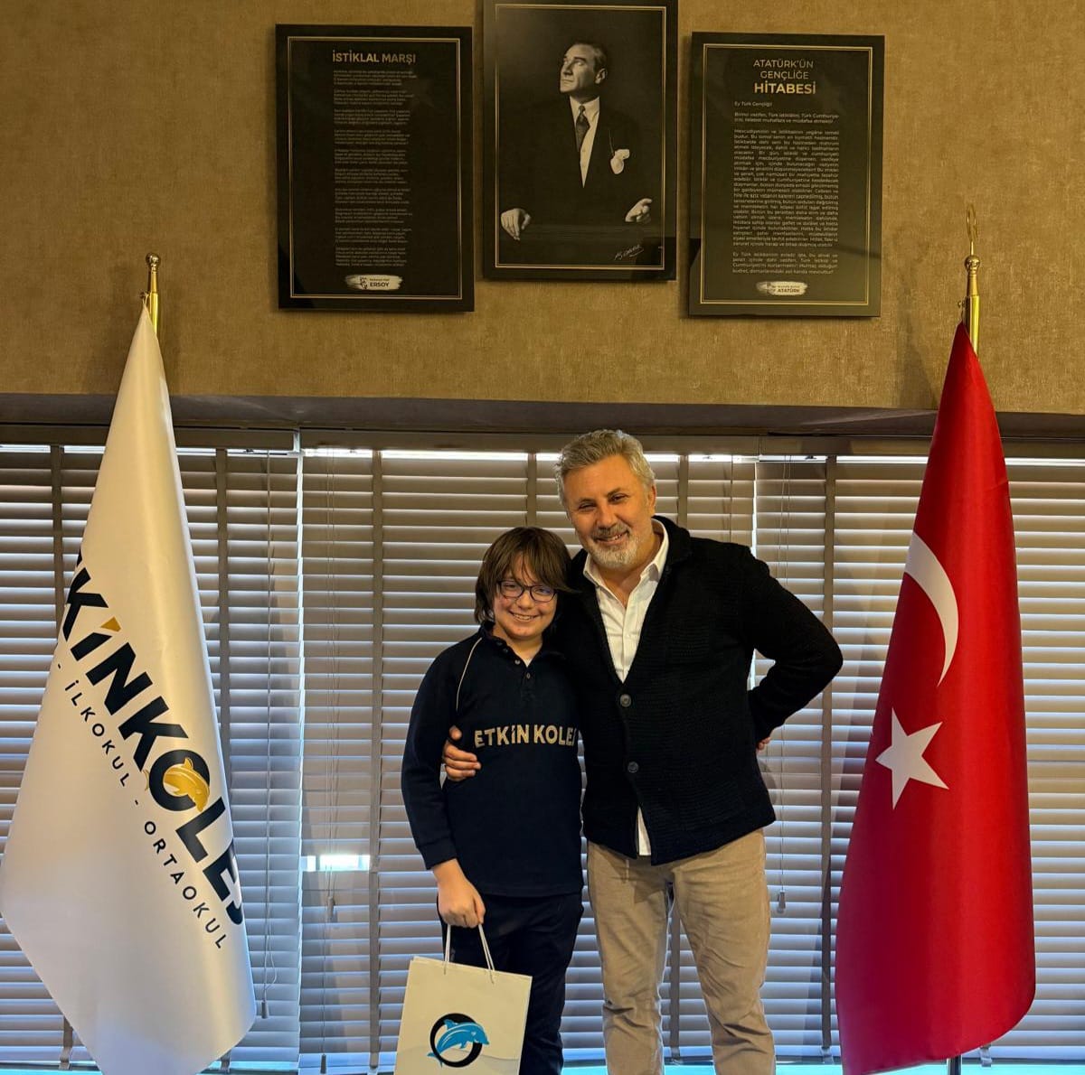 Etkin Kolej | İnovatif Beyinler Takımımız, Yönetim Kurulu Başkanımız Sayın Naci Karakuyu İle Bir Araya Geldi.