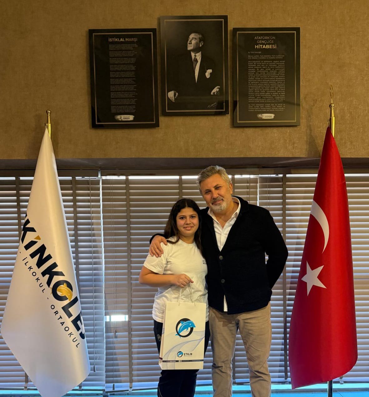 Etkin Kolej | İnovatif Beyinler Takımımız, Yönetim Kurulu Başkanımız Sayın Naci Karakuyu İle Bir Araya Geldi.