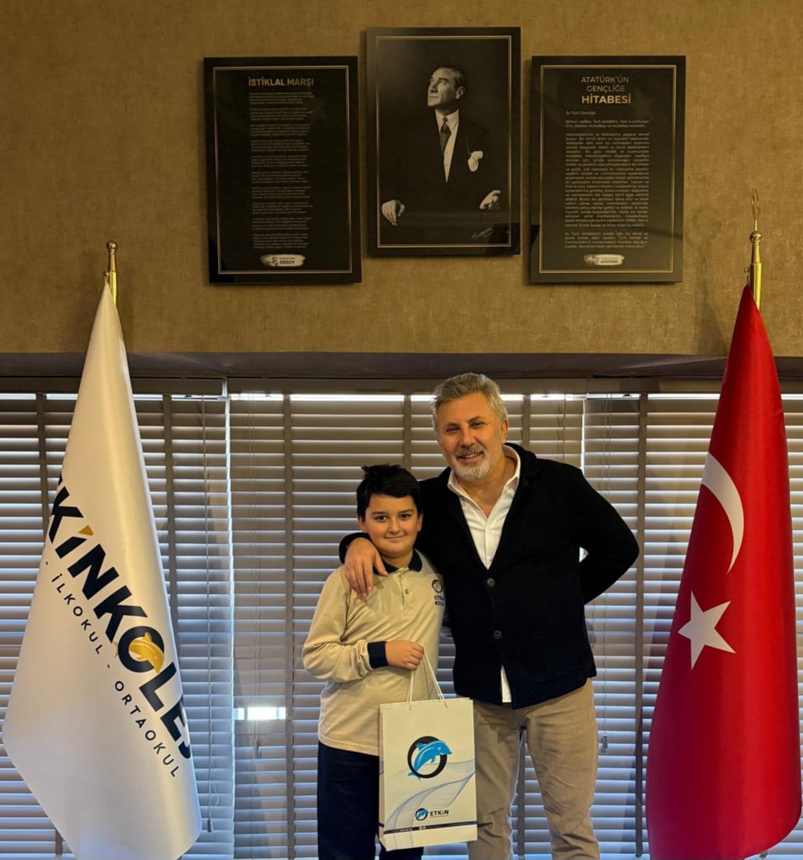 Etkin Kolej | İnovatif Beyinler Takımımız, Yönetim Kurulu Başkanımız Sayın Naci Karakuyu İle Bir Araya Geldi.