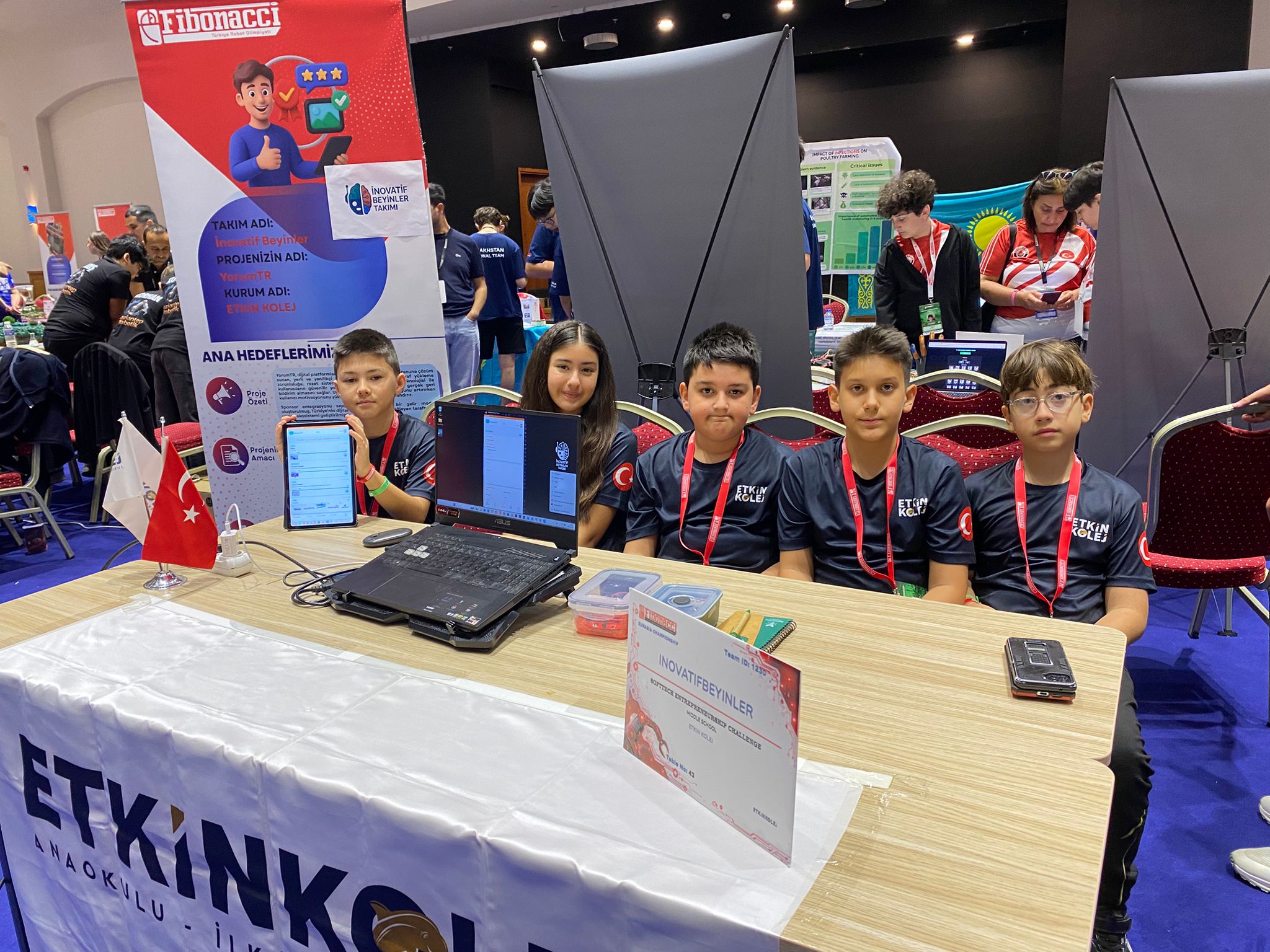 Etkin Kolej | Etkin Kolej İnovatif Beyinler Takımı Olimpiyat Birincisi