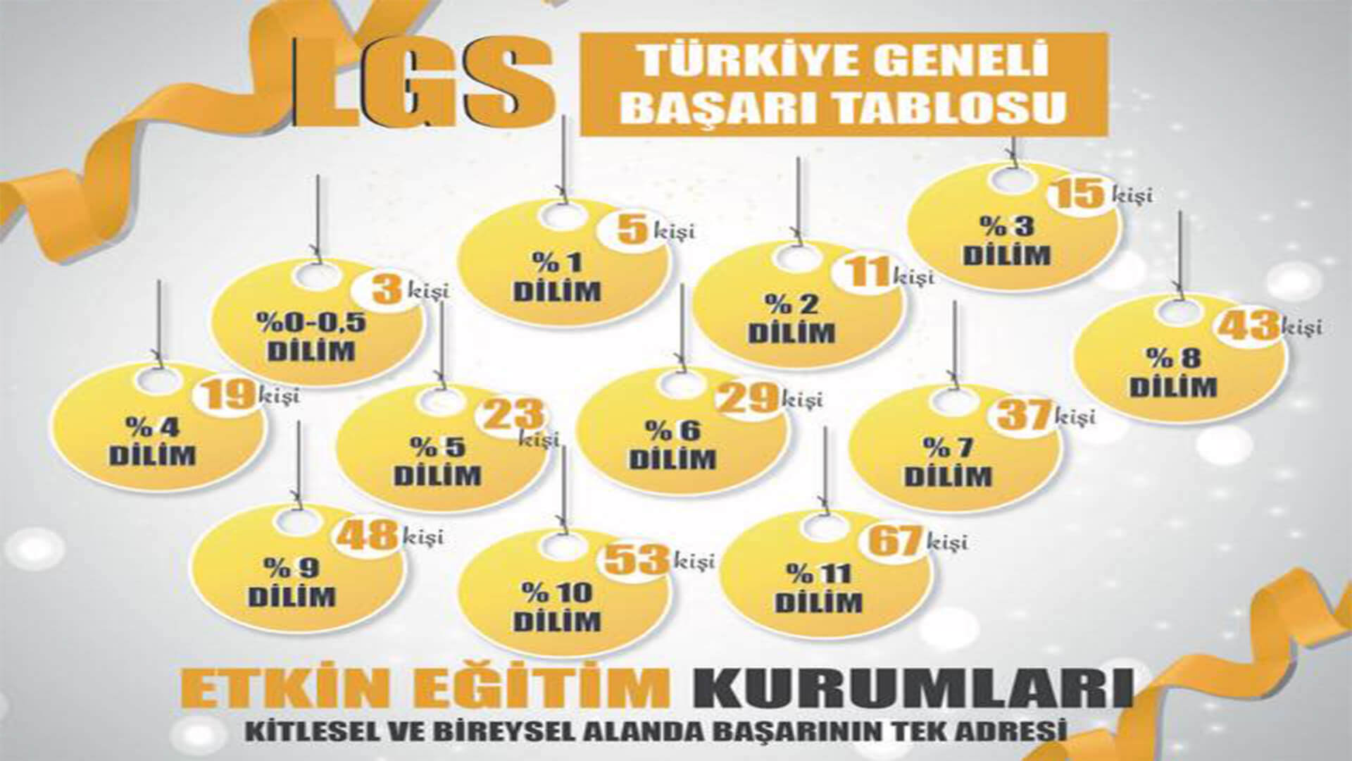 Etkin Kolej | Etkin Eğitim Kurumları LGS Türkiye Geneli Başarı Tablosu